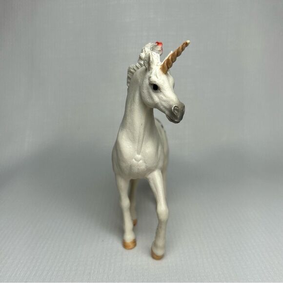 Set Of 3 Schleich Unicorn Horses Roses Floral & Rainbow With Jewels - Picture 10 of 15